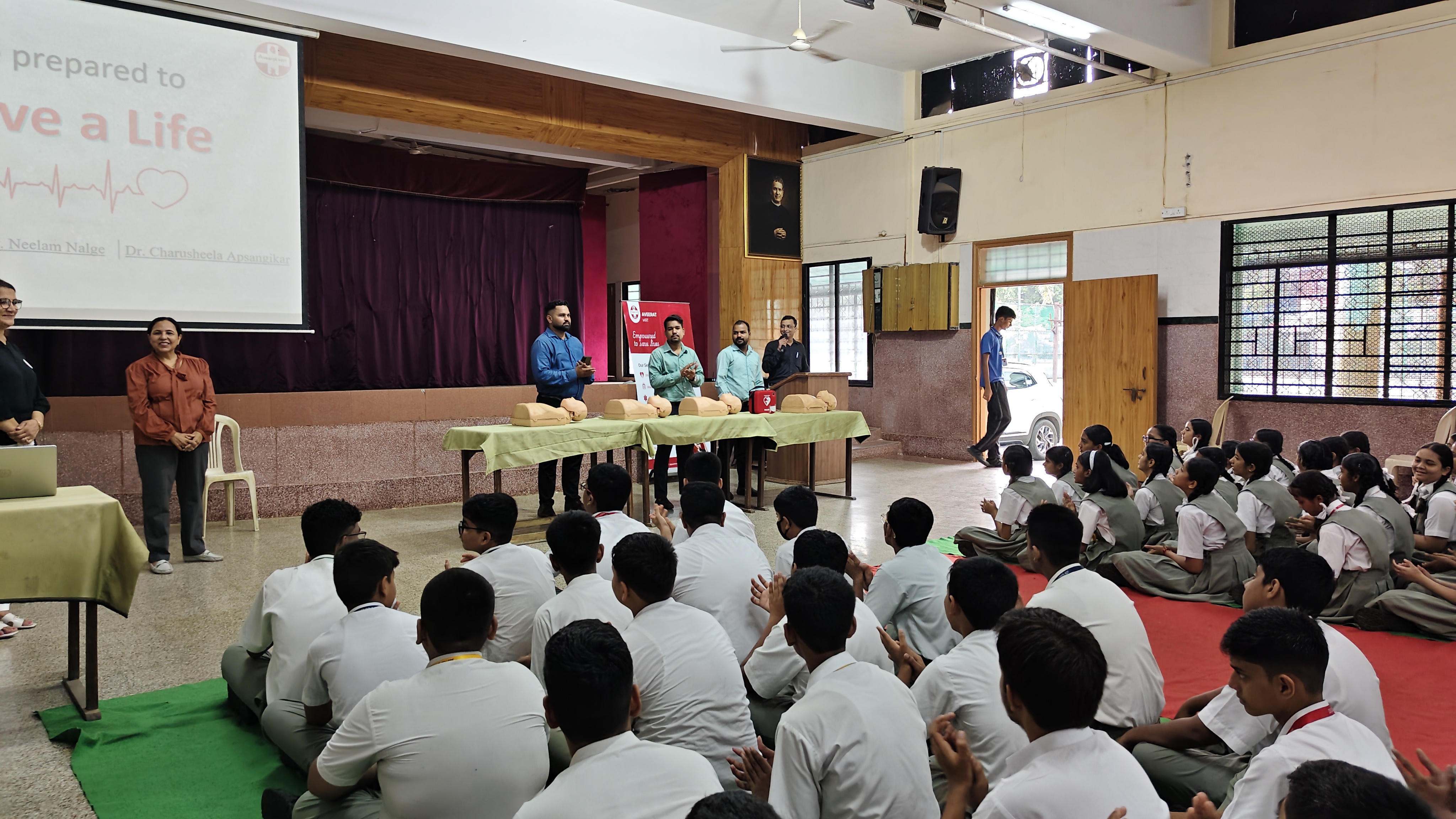 CPR Training Session for Students